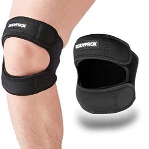 Patellar Tendon Support Strap (Small/Medium), Knee Pain Relief Adjustable Neoprene Knee Strap for Running, Arthritis, Jumper, Tennis Injury Recovery