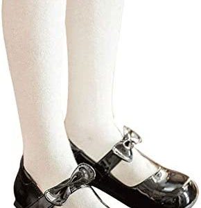 COTTON DAY Kids Boys Girls Soft Knee High School Uniform Dress Socks Seamless Toe Black White Navy Blue 3 Pack
