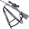 HUNTPAL Camo Backpack Rifle Sling Hands-Free Double Shoulder Strap Gun Sling, Adjustable Neoprene Backpack Connection Strap for Hunting Shooting Outdoors - Image 2