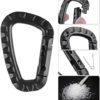 16 Pack Tactical Carabiners Keychain Climbing D Rings Spring Snap Gear Clip Utility Hooks Backpack Hanging Buckle for Camping - Image 2