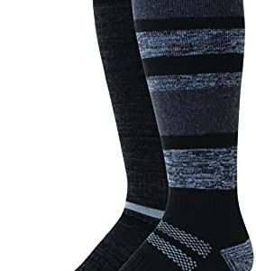 Hanes Men's Warmest Over the Calf Outdoor X-Temp Moisture Wicking Socks