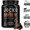 Jocko Mölk Whey Protein Powder (Chocolate) - Keto, Probiotics, Grass Fed, Digestive Enzymes, Amino Acids, Sugar Free Monk Fruit Blend - Supports Muscle Recovery and Growth - 31 Servings - Image 2