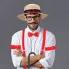 Keymall Barbershop Quartet Costume Accessory 6 Pieces for Circus Barker Roaring 1920's Vintage Halloween Dress Up Costume - Image 7