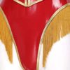 LiiYii Women's Ringmaster Costume Ringleader Bodysuit Circus Trainer Halloween Dress up Jumpsuit - Image 6
