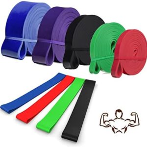 Pull Up Assistance Bands, Stretch Resistance Band for Men & Women, Exercise Bands for Home Workouts Resistance Training Physical Therapy Powerlifting Body Stretching
