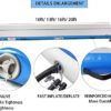 DOBESTS Inflatable Gymnastic Mat Air Track Tumbling Mat 10ft 13ft 16ft 20ft 4/8 Inch Thick Air Mat Tumble Track Air Barrel Gymnastics Roller with Electric Air Pump - Image 2