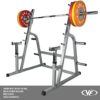 Valor Fitness Bench Press and Squat Rack Combo Half Power Cage w/ Adjustable Spotter Arms - Image 3