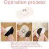 Sudemota 20 Pcs Adhesive Swivel Caster Stainless Steel Mini Paste Universal Universal Pulley - Image 2