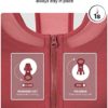 Yvette High Impact Women Sports Bra Front Closure Double Deck Mesh Running Bra for Plus Size for Plus Size - Image 3