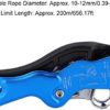 Hinzonek Aluminium Alloy Anti-Panic Outdoor Climbing Descending Self Locking Hand Control Descender0 Rope Climbing Descender Dee en dee Dee en dee Climbing Descender Dee en dee Climbing Descender - Image 2
