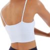 Women's Strappy Stretch Sports Bra Longline Yoga Tank Top Fitness Bra Workout Camisole Crop Tops for Teen Girl - Image 4
