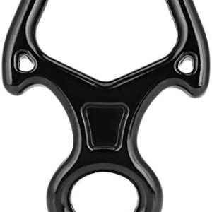 VGEBY Climbing 8 Ring Descender, 25KN Aluminum Rappelling Rescue Figure 8 Rope Descender Belay Tool