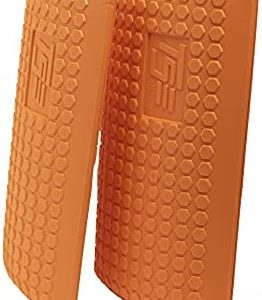 TSE Safety TSE-PPKS TSE-PRO Heavy Duty Padding Pocket Knee Savers with Extra Thick Foam Cushion, Soft Inner Liner, Adjustable One Size, Hi-Viz Orange