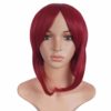 MapofBeauty Meilifang Kuroshitsuji Mey Rin Wine Red 2pcs Clip on Ponytail 40cm Party Costume Cosplay Wigs - Image 4