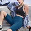 Heathyoga Biker Shorts Women High Waist Yoga Shorts for Women Workout Shorts with Pockets Athletic Shorts Gym Shorts - Image 4