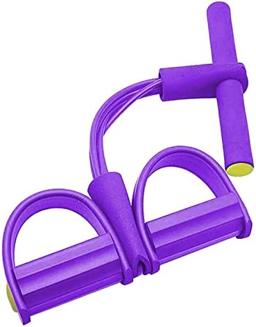 HYVET Workout Machine, Pedal Resistance Band Bodybuilding Extender Tension Band Yoga Stretching Massage Ball Trigger Point Fitness Hand Foot Pain