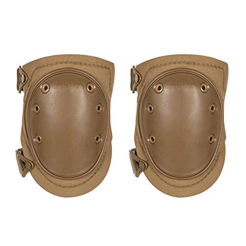 ALTA 50453.14 AltaFLEX Gel Insert Heavy Duty Knee Protector Pad, Coyote Cordura Nylon Fabric, AltaLOK Fastening, Flexible Cap, Long, Coyote - Image 5
