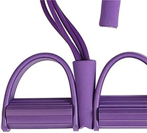 HYVET Workout Machine, Pedal Resistance Band Bodybuilding Extender Tension Band Yoga Stretching Massage Ball Trigger Point Fitness Hand Foot Pain - Image 3