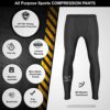 JAYEFO Compression Pants Men - Rashguard Mens Compression Leggings for Workout, Gym, Boxing, MMA, BJJ, Basketball,Football - Image 2