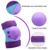 Kids Knee Pads Elbow Pads Wrist Guards, Youth Protective Gear Set, Toddler Knee Pads and Elbow Pads Set for Girls Boys Sports Roller Skates Cycling Skateboard BMX Bike Inline Skatings Scooter Riding - Image 6
