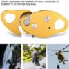 REOUG Self-Braking Stop Descender for 11-12.5mm Rope Clamp Grab Rescue Rappel Ring Climbing Gear - Image 8
