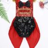 iEFiEL Toddler Baby Girls Show Costume Romper Halloween Ringmaster Circus Cosplay Christmas Birthday Party Outfit - Image 3