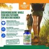 ABUNDANT EARTH LABS Whole Food Multivitamin for Women, Daily Multi Vitamins Supplements for Men/Mens Multivitamins + B Complex, Probiotic Multi Enzyme, Omegas for Organic Energy, Mood, Digestion 90ct - Image 6