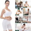 Womens Sports Bras, Yoga Comfort Seamless Stretchy Sports Bra for Women 3 Pack - Image 5