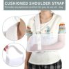 Breathable Mesh Arm Sling for Shower, Arm Sling Shoulder Immobilizer Rotator Cuff Wrist Elbow Forearm Support Brace, Arm Sling Elbow Support - Left and Right Arm for Men and Women, Adjustable Immobilizer for Shower, Stabilizer for Elbow, Dislocation - Image 4