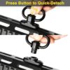 CVLIFE Sling Mount 1.25" Sling Swivel 2-Pack for Two Point Sling - Image 3