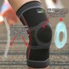 TechWare Pro Knee Compression Sleeve - Knee Braces for Knee Pain. Knee Sleeve with Side Stabilizers & Patella Gel Pads. Knee Brace for Working Out, Arthritis & Meniscus Tear. 5 Sizes. Single Pack - Image 3