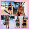 Natural Feelings Biker Shorts for Women - 5" High Waist Workout Yoga Shorts Athletic Gym Sports Shorts Pants Cycling Running - Image 5