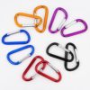 10 Pack 3'' Aluminum Spring Snap Hook Carabiner D Ring Carabiner Clip Camping Accessories Fishing Hiking Traveling and Keychain Craebuer - Image 6
