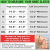 TechWare Pro Knee Compression Sleeve - Knee Braces for Knee Pain. Knee Sleeve with Side Stabilizers & Patella Gel Pads. Knee Brace for Working Out, Arthritis & Meniscus Tear. 5 Sizes. Single Pack - Image 2