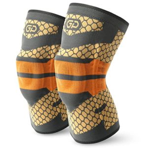 Knee Braces for Knee Pain Women & Men Copper Fit Knee Compression Sleeve Weightlifting Knee support for Running,Gym,Knee Pads for Meniscus Tear,ACL,Arthritis,Joint Pain Relief