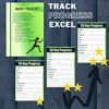 Workout Logbook for Women & Men; 90 Day Fitness Planner & Tracker; Spiral bound A5 Journal; Gym Journal; Gym Logbook; Fitness Diary; Exercise Journal; Stocking Stuffer; Secret Santa Gift - Image 4