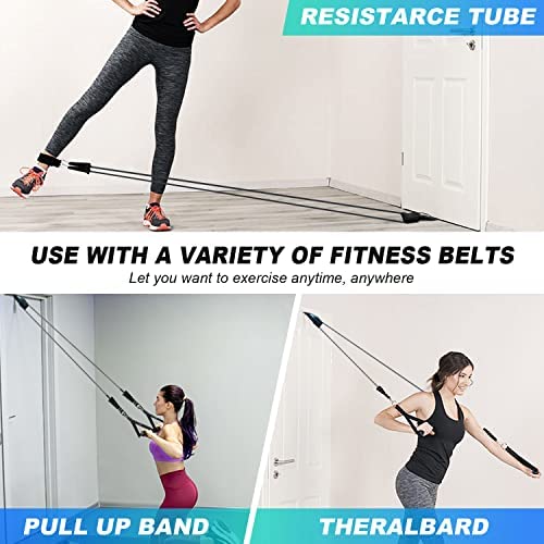 HPYGN Exercise Band, 5.9ft Resistance Bands Loop, Fitness Door Anchor for Home Gym Workout, Strength Training, Physical Therapy Bands - Image 7