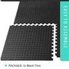 BEAUTYOVO Puzzle Exercise Mat with 12/24 Tiles Interlocking Foam Gym Mats, 24'' x 24'' EVA Foam Floor Tiles, Protective Flooring Mats Interlocking for Gym Equipment - Image 4