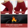 iceROSE 7 Pack Fleece Lined Leggings Women, Buttery Soft Thermal Warm Winter Workout Yoga Leggings - Image 4