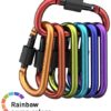 WAKUSEI Carabiner Clips Hook for Home, Rv, Camping, Fishing, Hiking, Traveling Improved Durable Spring 7 Packs - Image 2