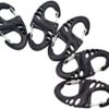 12 Pack S Shaped 8 Shaped Snap Keychain Hook Clip Outdoor Camping for Molle Backpack Hanger Buckle Quick Release Keychain - Image 3