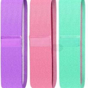 Resistance Bands for Working Out Exercise 3 Resistance Levels Equipment for Home,Elastic and Non-Slip Strength Bands for Women Training for Leg and Glute Squats