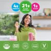 Orgain Organic Vegan Protein Powder, Strawberries & Cream - 21g of Plant Based Protein, Low Net Carbs, Gluten/ Lactose Free, No Sugar Added, Soy Free, Non-GMO, 2.03 Lb - Image 3