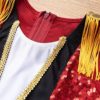 Moggemol Kids Girls Ringmaster Circus Costume Halloween Party Dance Leotard Performance Dress Festival Dancewear - Image 5