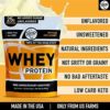 TGS 100% Whey Protein Powder Unflavored, Unsweetened, Keto Friendly - 2lb - All Natural, Low Carb, Low Calorie, Soy Free, Gluten Free, Made in USA - Image 3