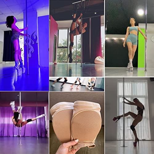 DANCEYOU Dance Knee Pads Hard Sponge Volleyball Knee Brace for Big Kid Teen Adults Football Pole Dancer Workout Knee Protector - Image 6