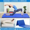 Folding Gymnastics Mat Tumbling Mats Gym Tumbling Mat for Gymnastics Skill Mat Indoor/Outdoor Aerobics Fitness Mat Exercise Mat with Carrying Handles Yoga Mat Kids Play Home Exercise - Image 2