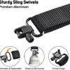 EZshoot Shotgun Sling Adjustable 2 Point Sling with Removable Swivels, Anti-Slip Neoprene Shoulder Pad - Image 3