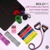 Boldfit Fabric Resistance Band -Loop Band for Exercise Hip Band for Hip, Legs, Stretching, Toning Workout. Mini Loop Booty Bands for Glutes - Image 8