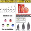 Texas-Rigs-for-Bass-Fishing-Leaders-with-Weights-Hooks-Rigged-Line-Kit - Image 4